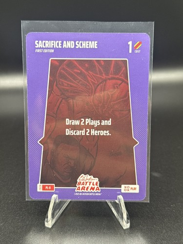 2026 Bo Jackson Battle Arena Play - PL-8 “Sacrifice and Scheme” SSP Rare 🔥