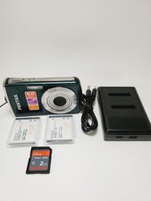 Pentax Optio M40 8.0MP Digital Camera - SD Card - New Batteries/Charger - Tested