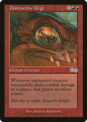 Destructive Urge #180/350 Urza's Saga MTG Uncommon