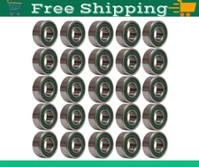 20pcs 5x11x4mm Chrome Steel Precision Ball Bearings with Rubber Seals