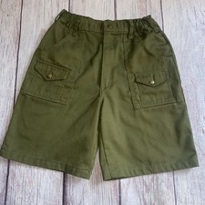 VTG Boy Scouts Of America Shorts size 16- 28" Waist Green Union Label Official