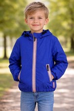 HUNTER Sz 3/4 ORIGINAL KIDS LIGHTWEIGHT PACKABLE SHELL JACKET ELECTRIC STOR