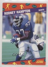 1991 Score National Convention Rodney Hampton #9 fm0