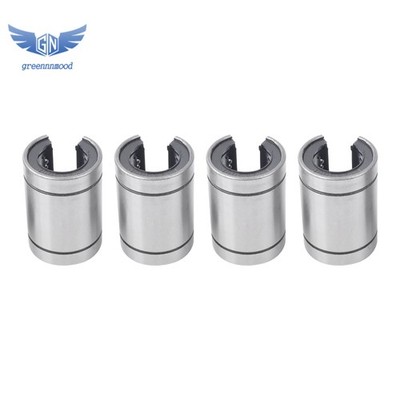 4Pcs LM25UUOP Linear Ball Bearings Open Type 25mm × 40mm × 59mm Linear Bearing