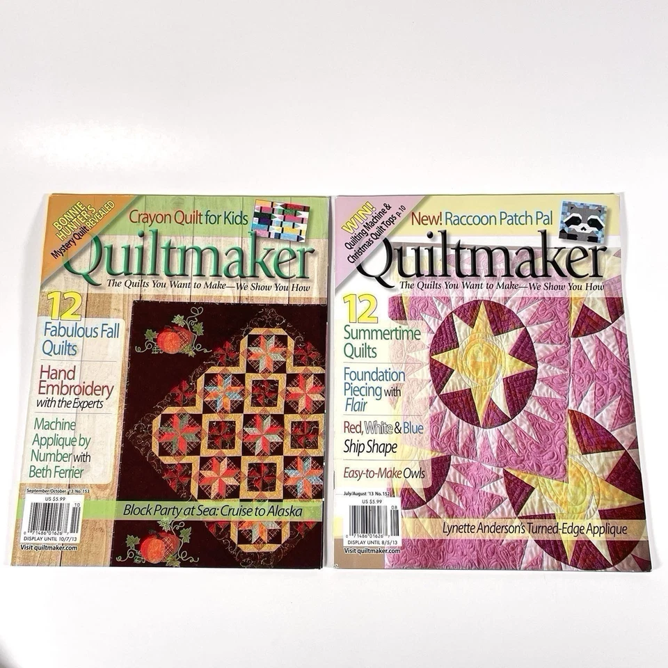 Lot of 18 Quiltmaker Magazines With Patterns! VERY GOOD 2012-2019 - Image 4 of 4