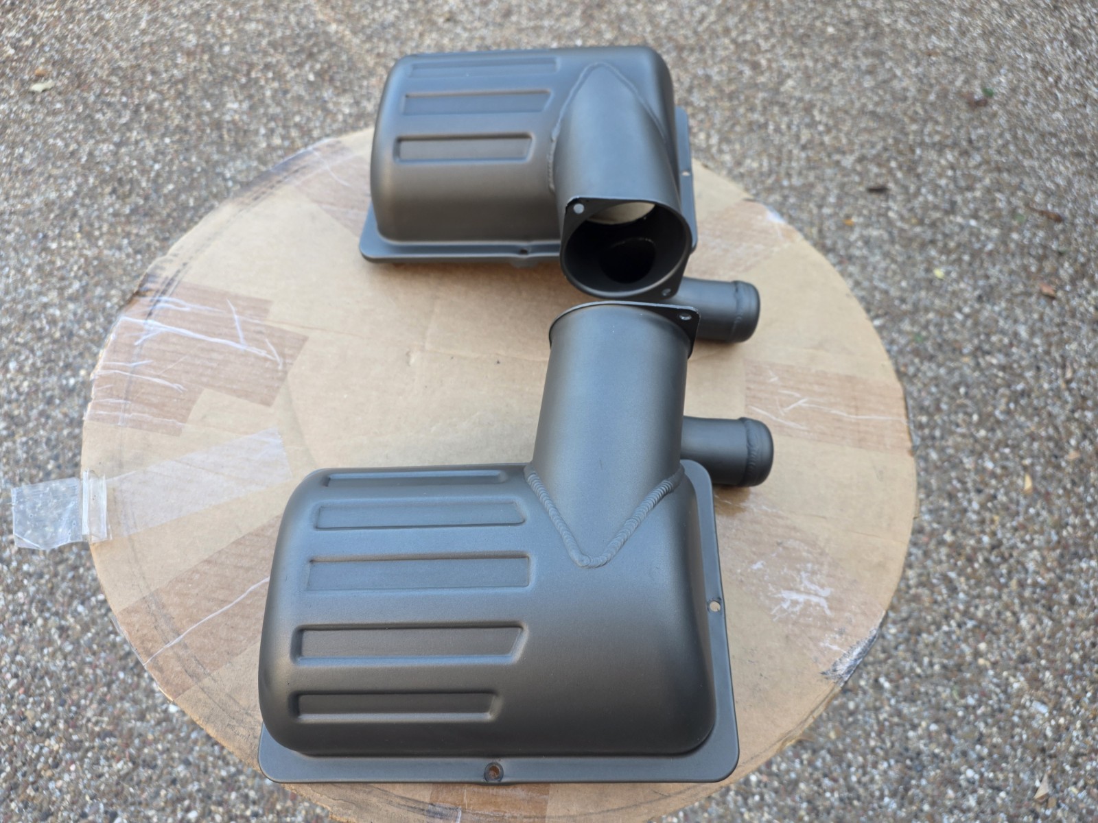 FERRARI F430 A PAIR (2) OEM GENUINE ORIGINAL EQUIPMENT AIR BOX INTAKE COVER