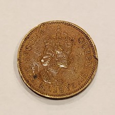 1956 China Hong Kong 10 Cents