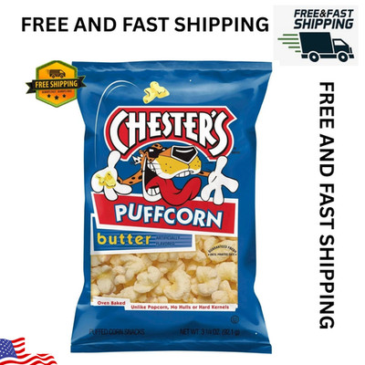 Chester s Puffcorn, Butter Flavor   3.25 oz