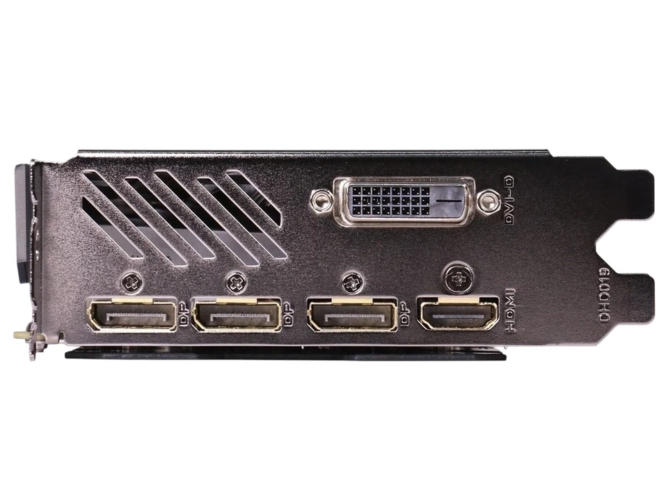 GIGABYTE GeForce GTX1080 8G Graphics card DDR5X HDMI+DP+DVI 8PIN Tested - Image 4 of 4