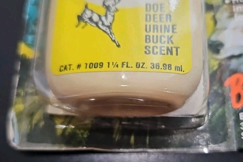 1990 NEW OLD STOCK NOS Buck Stop Gland-U-Lure Natural Doe Deer Urine No. 1009 - Image 4 of 4