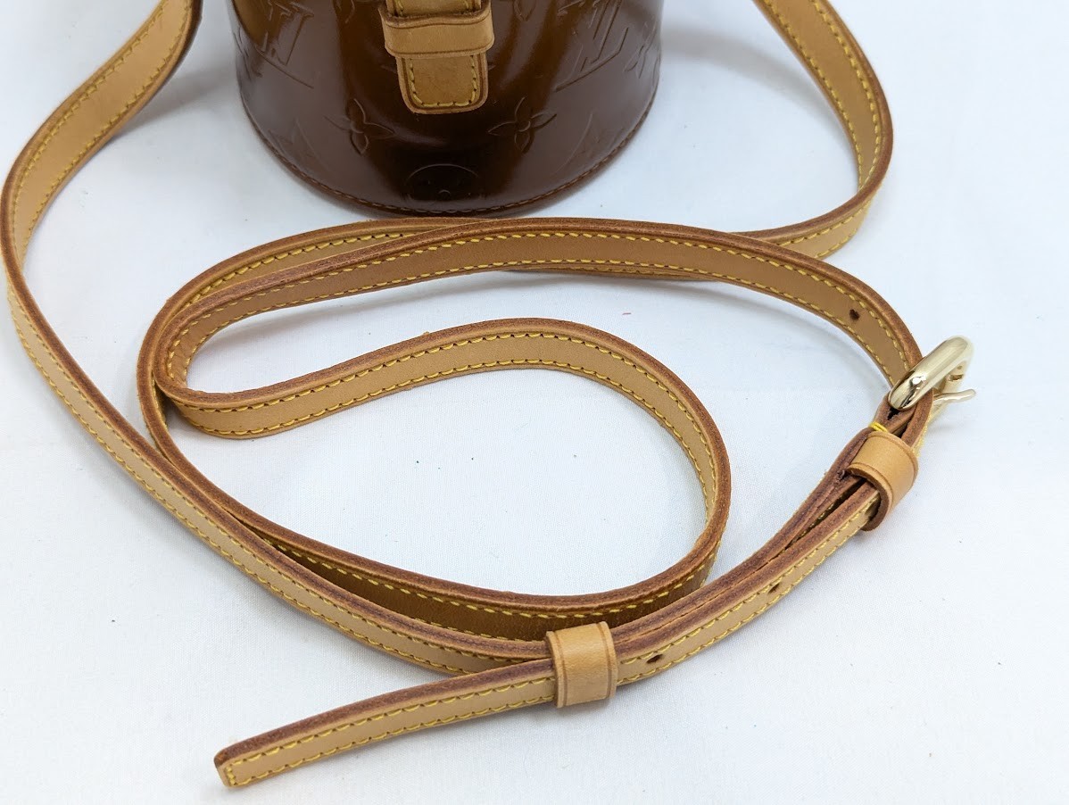 LOUIS VUITTON Vernis Astor Place Bronze Shoulder Bag M91101 SR0050