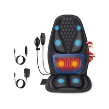 Back Massager with Heat, Massage Seat Cushion with 3D Back Supp... USA FAST SHIP