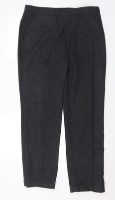Graue Herrenhose UK Größe 36 in IB Diffusion Regular Fit