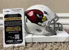 Marvin Harrison Jr Signed Mini Helmet Jsa Coa Arizona Cardinals Autograph