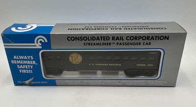 K-Line K4507-2001IC Conrail Harriman Memorial Gold Award Combine Streamliner NIB