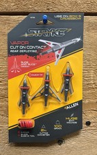 BRAND NEW Stryke Vapor  Cut On Contact  Rear Deploying Broadheads  1875A