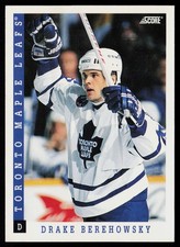 Drake Berehowsky 1993-94 Score #355 Toronto Maple Leafs