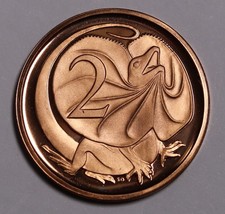 1966 Australia 2c  2 Cents Proof Coin QEII