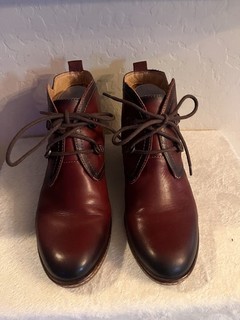 Pikolinos Zaragoza lace up Leather bootie Size EU 40 US 9 maroon/burgandy