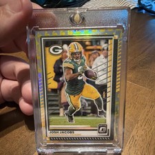 Panini 2025 Donruss Optic Josh Jacobs Prizm 32/199 Green Bay Packers Football