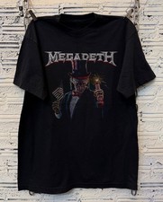 Rare Megadeth Happy 4th of July 2024 Unisex Black Cotton T-shirt, Size S-5XL