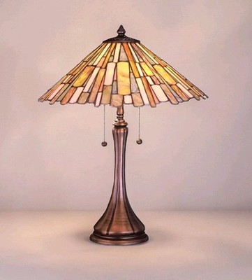 Meyda Lighting 23'H Jadestone Delta Table Lamp