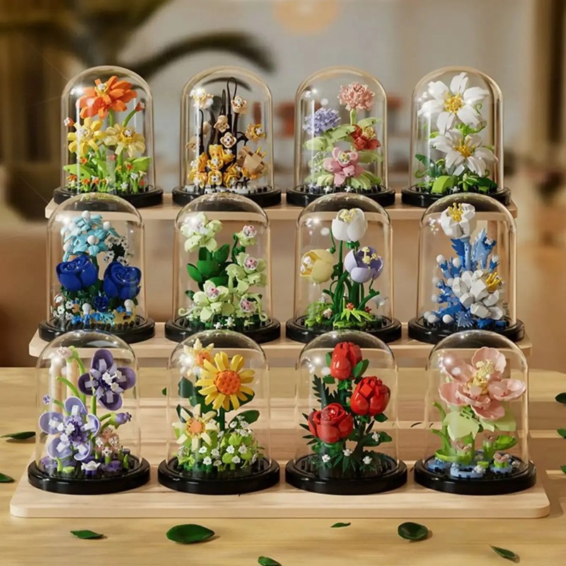 Flower Bouquet Set– LEGO Flowers Display Gift Home Décor Boutique UK