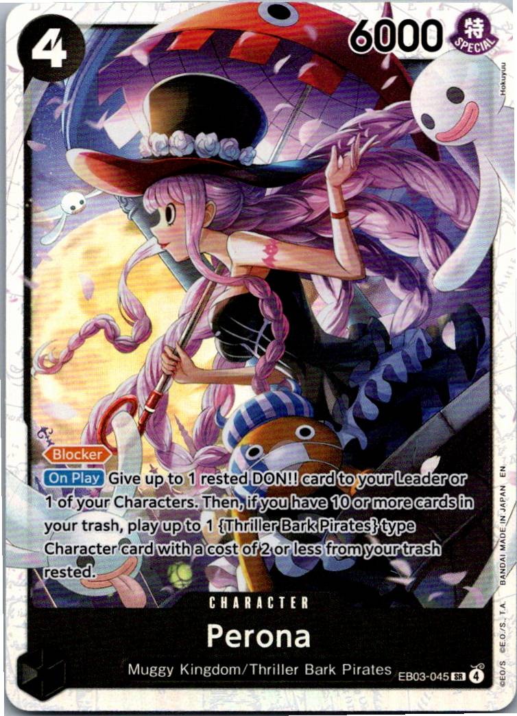 Perona (045) Foil SR Extra Booster: One Piece Heroines Edition EB03-045 NM
