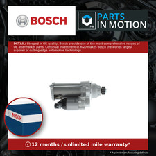 Starter Motor fits SKODA KAMIQ NW4 1.0 1.5 2019 on DKLA Bosch 0AM911022C Quality