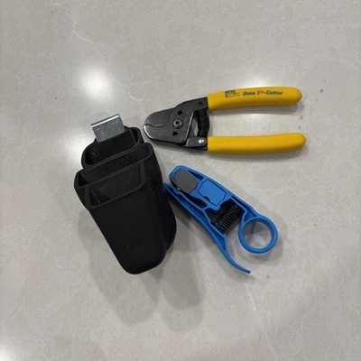 IDEAL Data T Cutter And Ideal 45-605 PrepPro Coaxial UTP Cable Stripper, Sheath