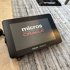 Oracle MICROS Compact Workstation 3 POS Terminal + Stand and Power Supply 