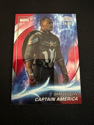 Captain America Sam Wilson - /76 - #167 - 2025 Topps Marvel Studios
