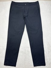 Lululemon Commission Slim Pants Mens 40x33 Tall Gray Stretch Chino Warpstreme
