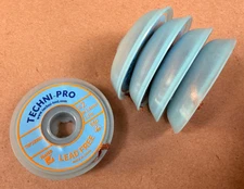 5 ROLLS 50' Techni-Pro Techni-Tool Solder Wick 1.5mm x 10 ft Size #2 - FREE SHIP