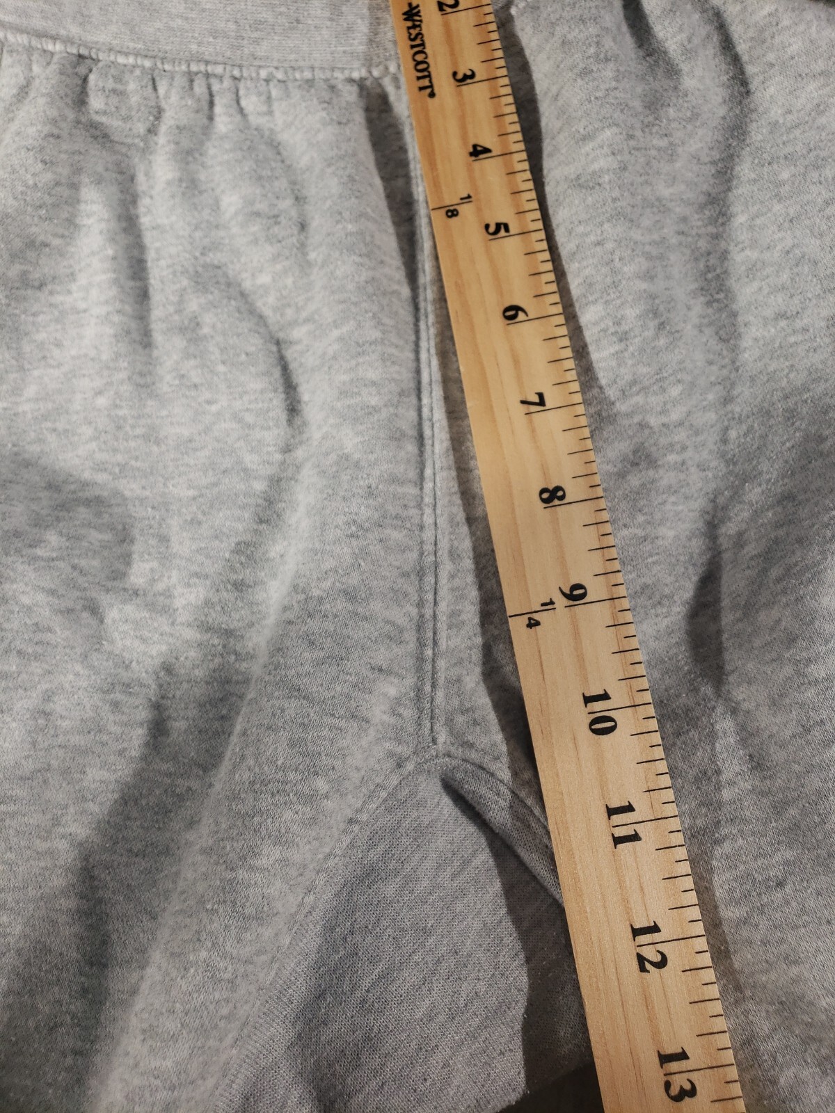 Champion Mens Large Gray Jogger Sweatpants Back Pocket Soft Cotton