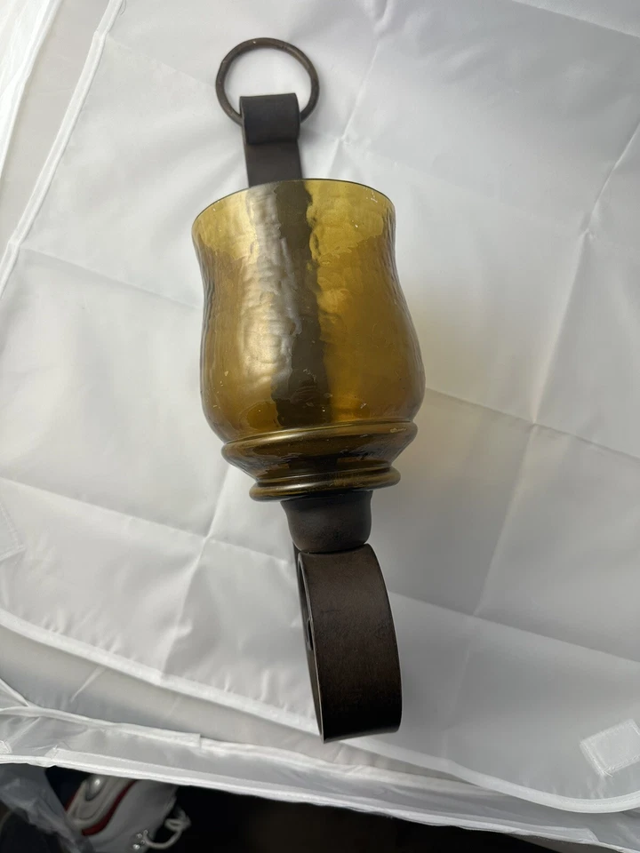 Aplique de pared pequeño Joselyn Uttermost 19311 candelabro individual Foto 2 de 4