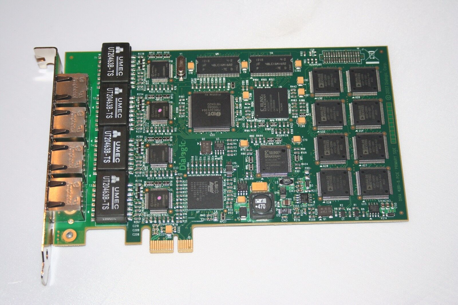 Dialogic / EICON Diva 4BRI - 8 PCI-E 4 Ports Quad 803-031-02B Guaranteed!