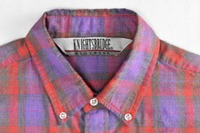 Vintage Knightsbridge Multi Color Plaid Button Long Sleeve Shirt M