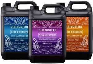 dirtbusters carpet cleaning solution