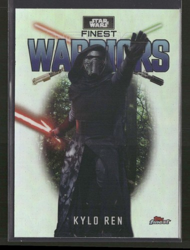 Kylo Ren [Red Refractor] #FW-2 Star Wars 2023 Topps Finest Warriors card