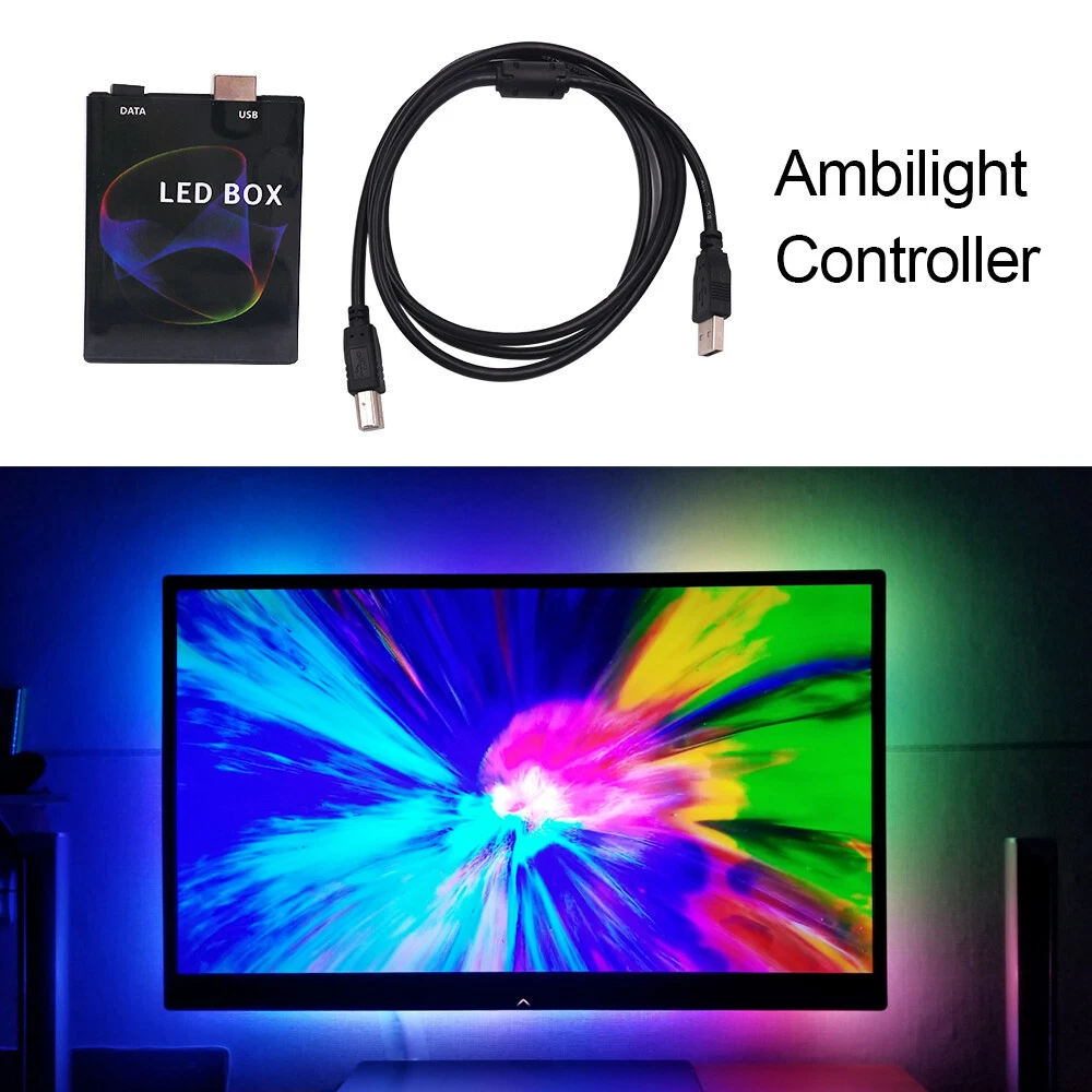 Smart Ambient Controller 5V USB DIY TV PC Monitor Backlight for