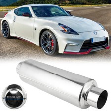 3" In/Out Exhaust Muffler Resonator 16" Stainless Steel For For Nissan 370Z 350Z