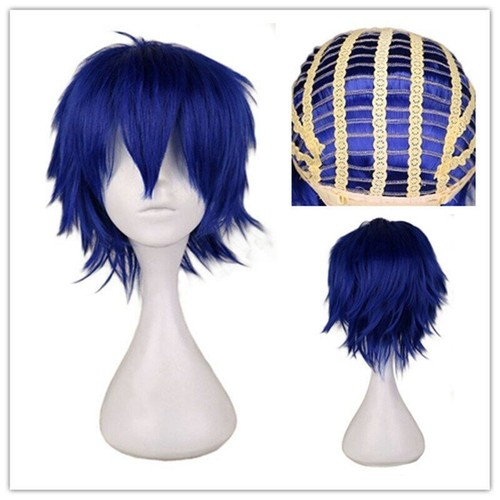 Cosplay Male Female Anime Full Wigs New Wig Straight Short Hair Colorful Party - Picture 6 of 31