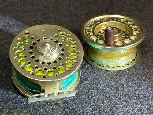 Bill Ballan Gold Fly Reel 9wt for Salmon & Salt Water with Additional Spool New