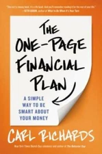 The One-Page Financial Plan: A Simple Way to Be Smart Abou - VERY GOOD