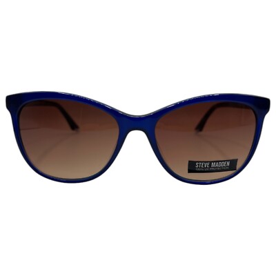 STEVE MADDEN INSOMNIA 55/17/140 NAVY BLUE NEW Authentic WOMEN  SUNGLASSES