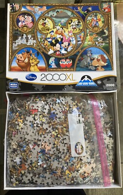 Mega Puzzles 2000 XL Disney Classics 2000 Piece Puzzle COMPLETE | eBay