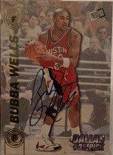 Bubba Wells Austin Peay Basketball Press Pass Autograph Rookie Basketball Card. rookie card picture