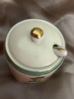 Vintage Noritake Hand Painted 2” Sugar Bowl/Spoon Made In Japan — photo 8