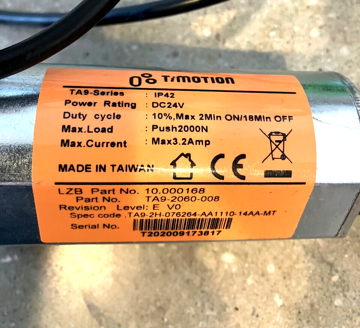 A+ La-Z-Boy Legrest Motor Actuator TiMotion TA9-2060-008